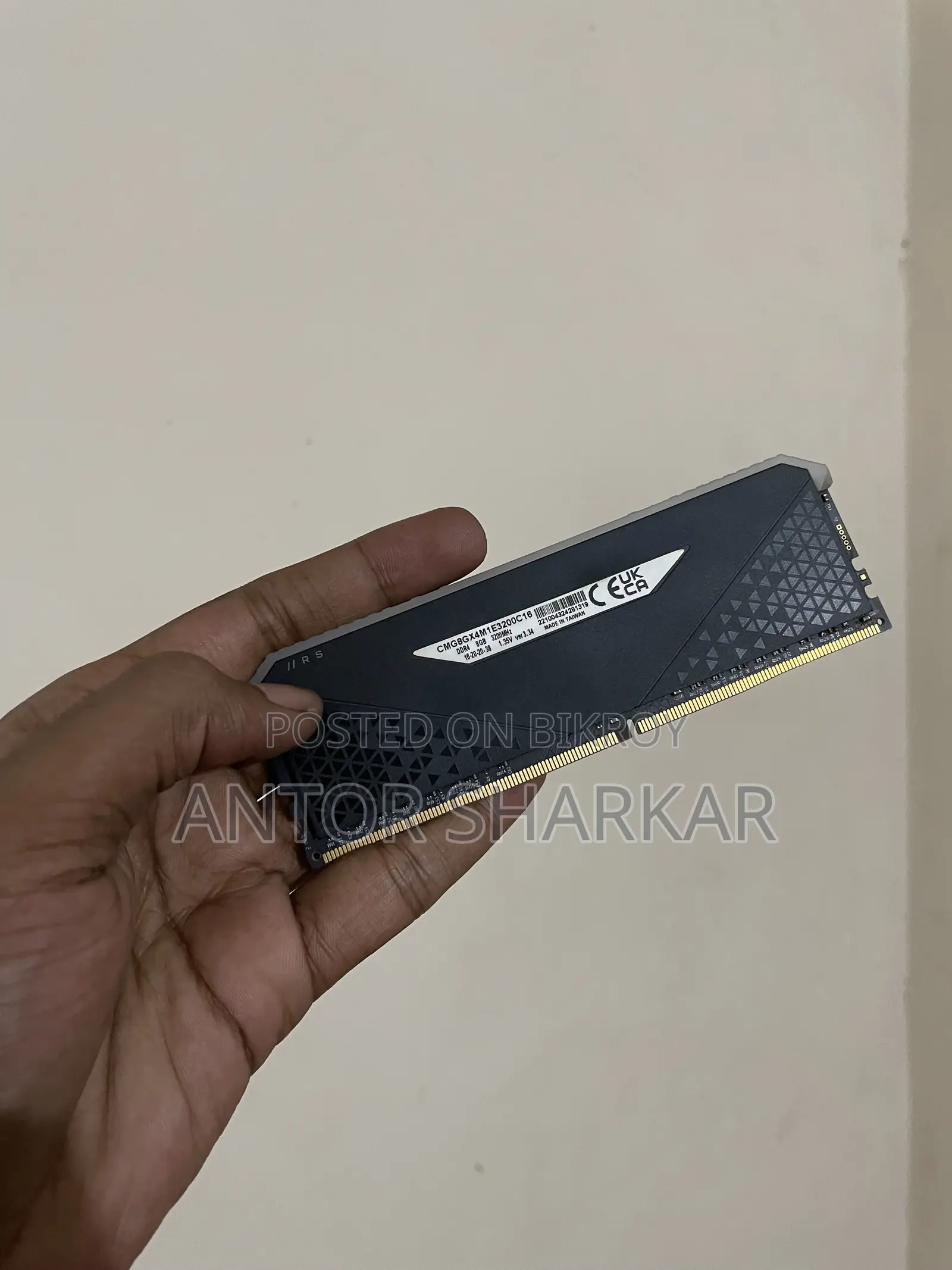 Corsair Vengeance RGB Rs 8gb Ram