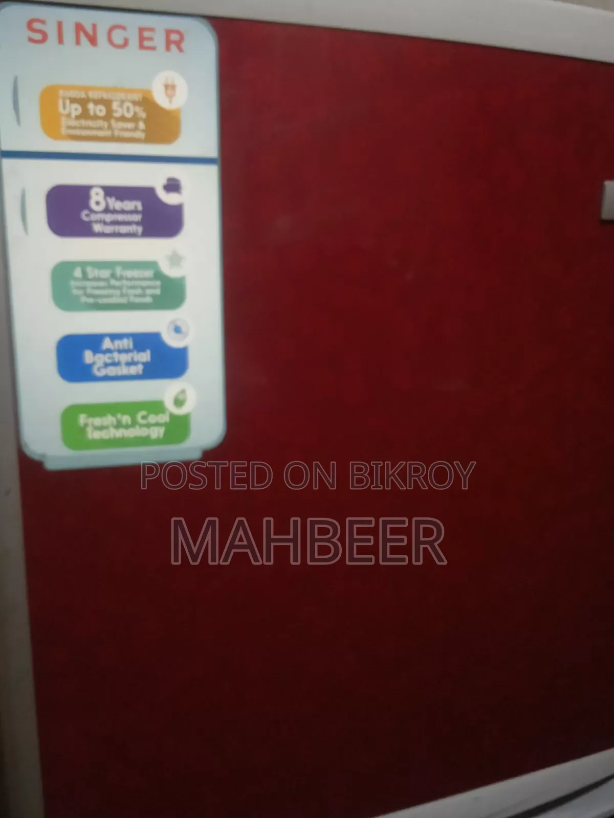 Refrigerator for sale