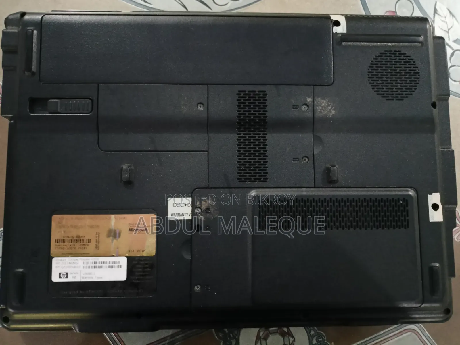 Laptop Compaq 4GB Nvidia SSD 160GB