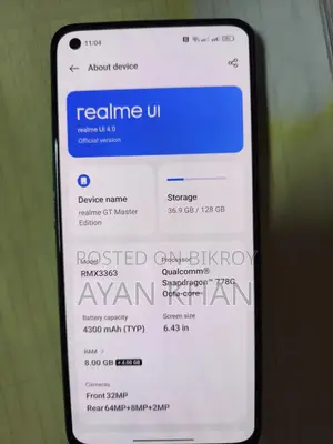 Realme GT Master Edition 128 GB