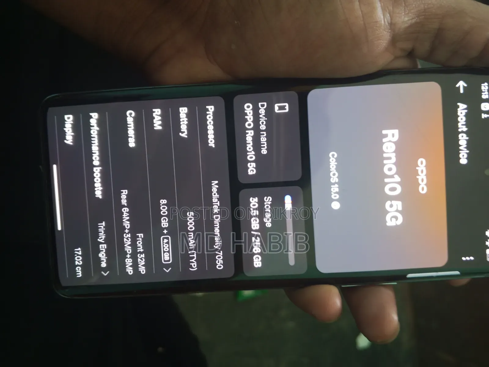 Oppo Reno10 256 GB Silver