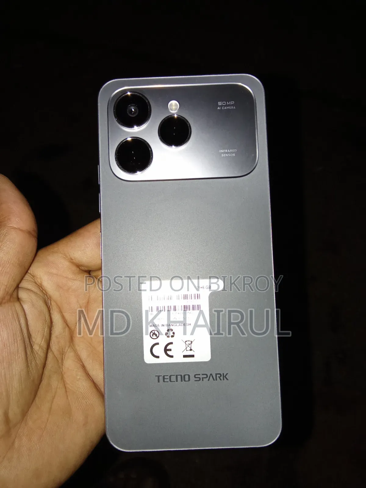 New Tecno Spark 40 128 GB Silver