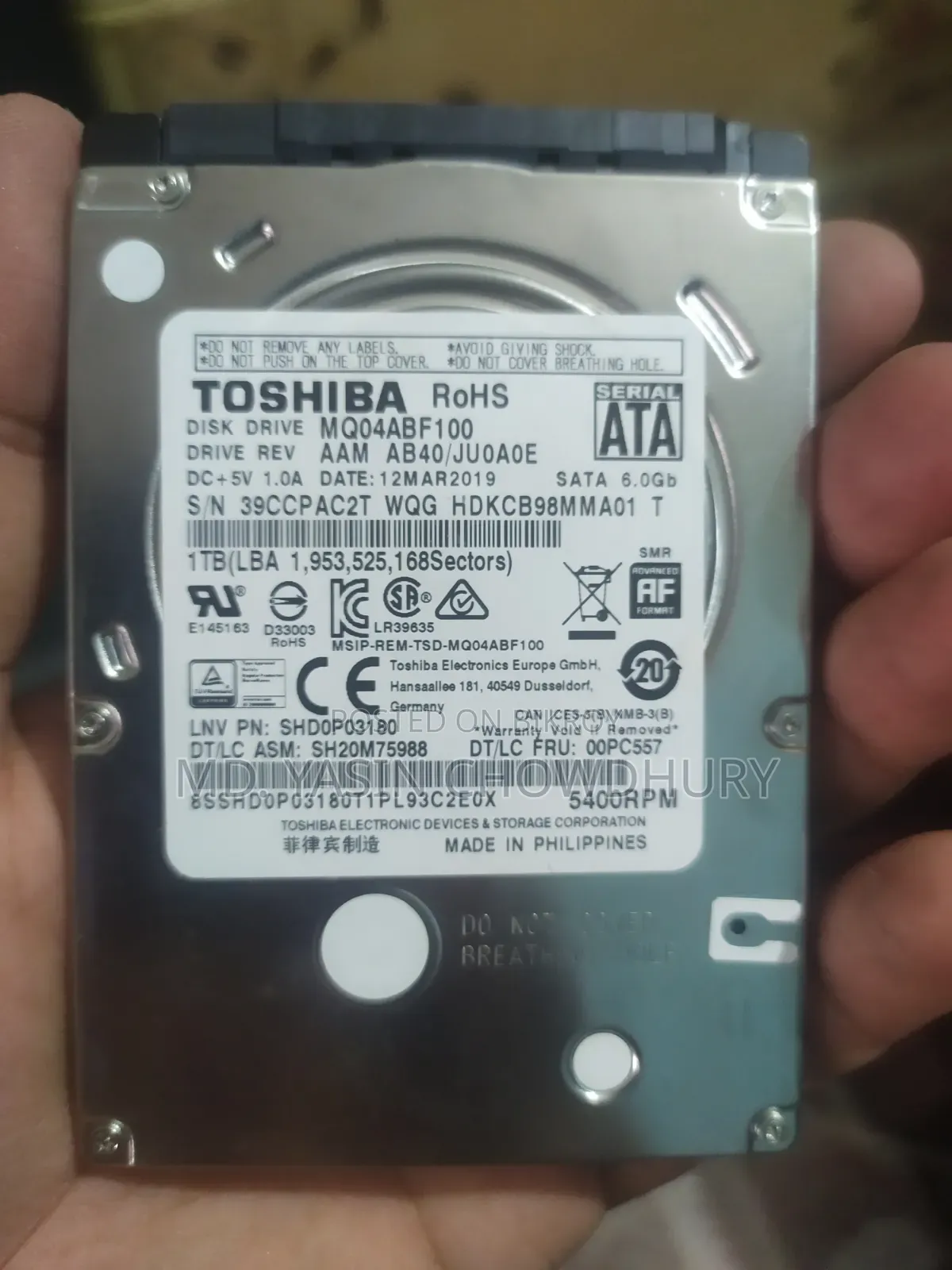 1 Tb Harddisk