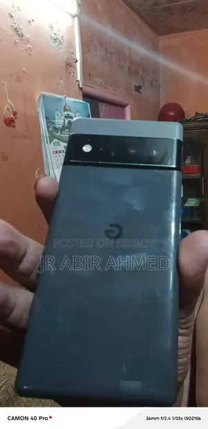গুগল পিক্সেল ৬ প্রো ১২৮ জিবি ব্ল্যাক