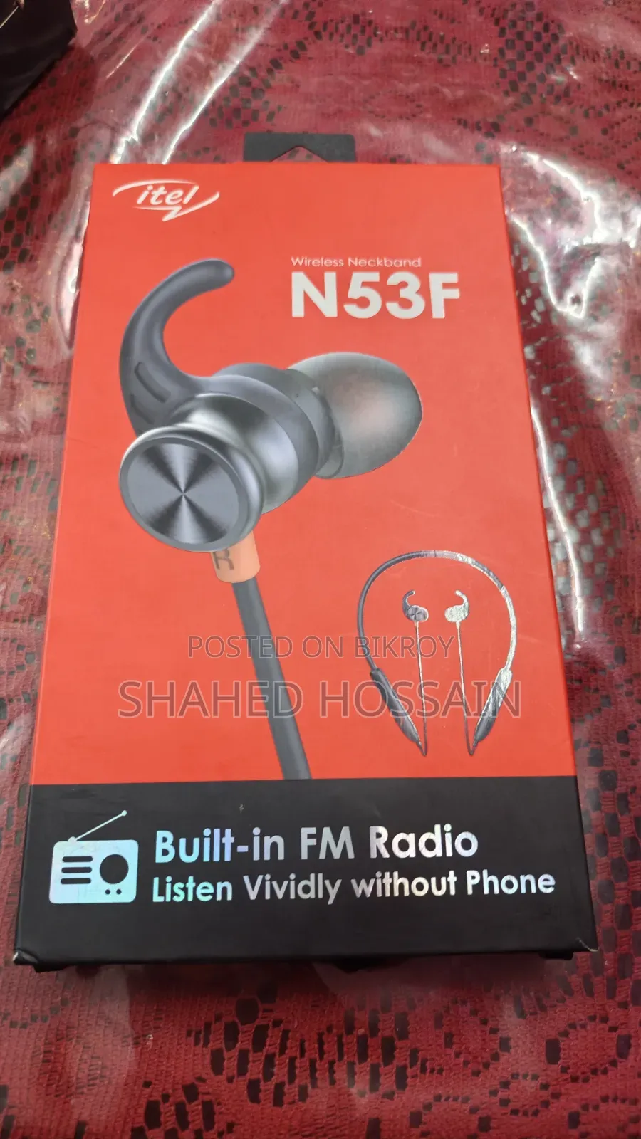 Itel ওয়্যারলেস নেকব্যান্ড N53f
