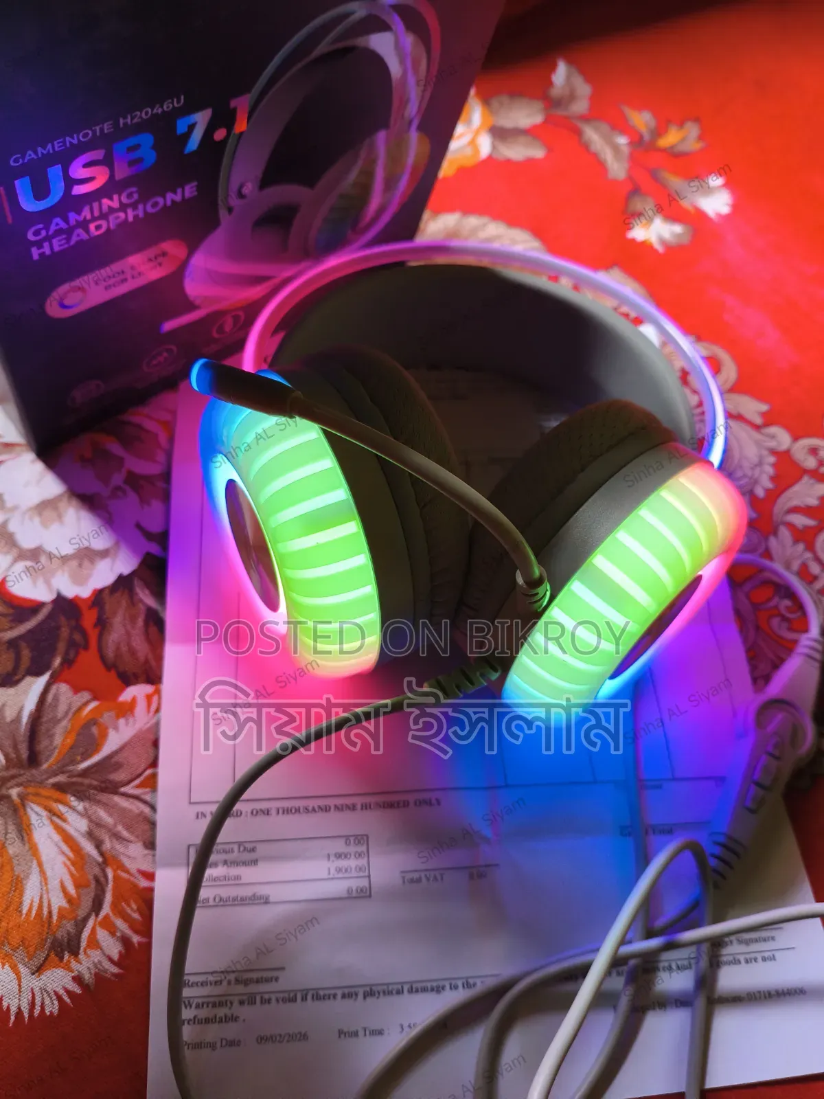 3 Months Used Gaming Headphone — Fresh Condition