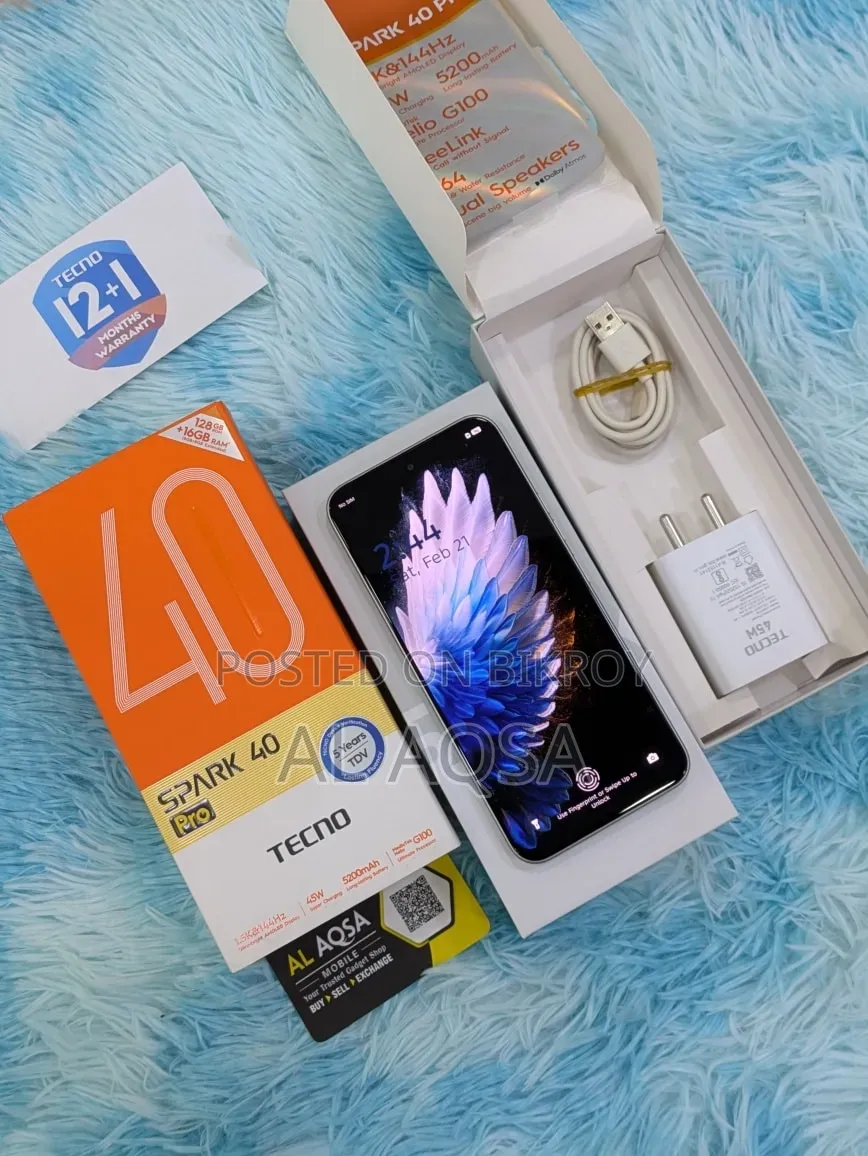 Tecno Spark 40 Pro 128 GB Blue