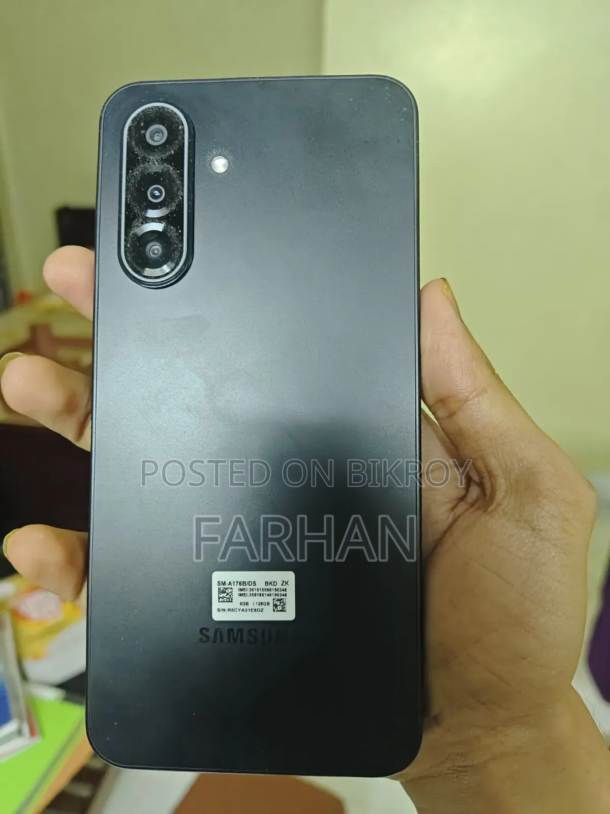 নতুন Samsung Galaxy A17 5G 128 GB Black