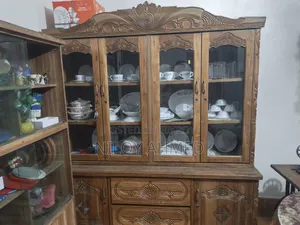 Bed, Showcase, and Dressing Table for Sale Together