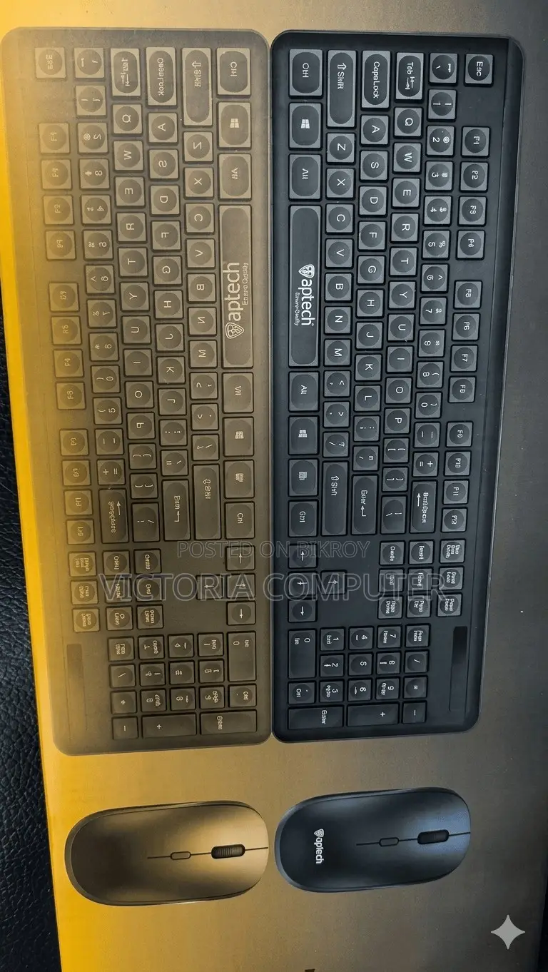 Aptech P740w 2.4ghz Ergonomic Gaming Keyboard Mouse Combo