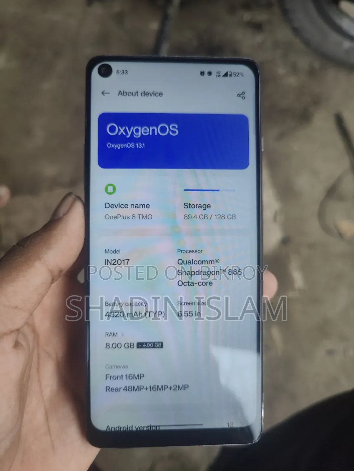 OnePlus 8 128 GB Rose Gold