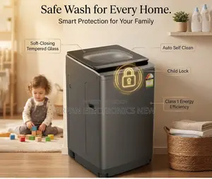 Haier 8kg Fully Automatic Top Load Washing Machine Energy Rating 5 Star