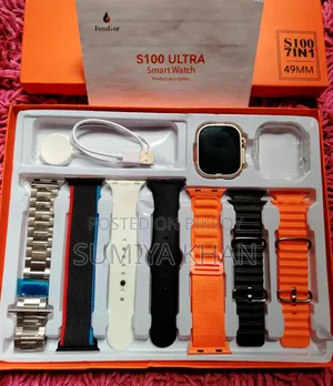 ​ Smart Watch Ultra 9 (S100 7-in-1 Combo Pack)