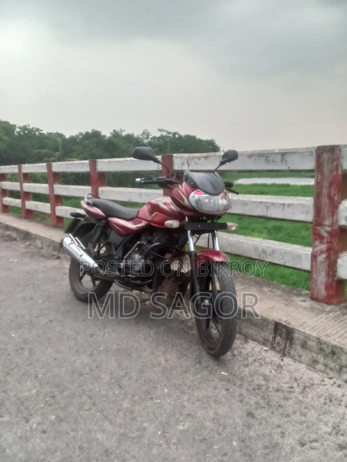 Bajaj Discover 100 2018 Red