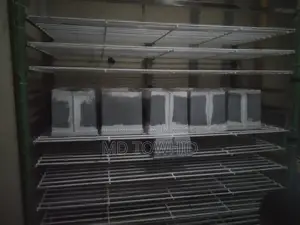 Unused 7ft SS body rack for sale. SS body, MS shelves.