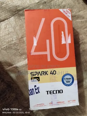 Tecno Spark 40 Pro 128 GB Black