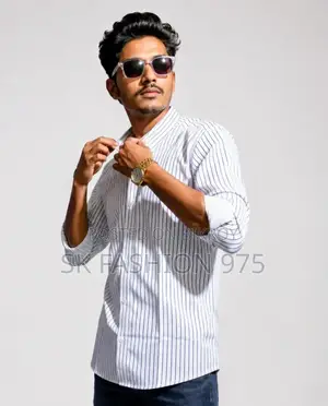 চায়না সেলি ফেব্রিক্স ওল্ড মানি প্রিমিয়াম স্ট্রাইপ ক্যাজুয়াল শার্ট ফর মেন