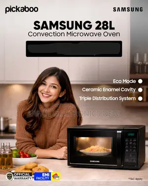 Samsung Convection Microwave Oven With Ceramic Cavity, 28 Litter