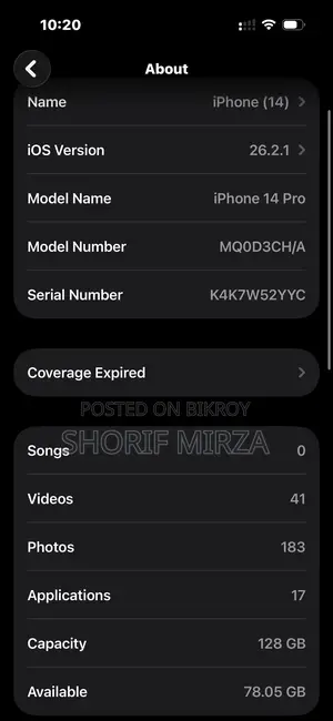 Apple iPhone 14 Pro 128 GB Pink