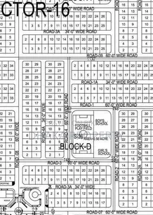 30ft Rd 5 Katha Park South Sector-16/D