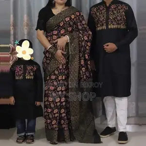 বাচ্চা সহ কাপড় ড্রেস(ফ্যামিলি কম্বো)