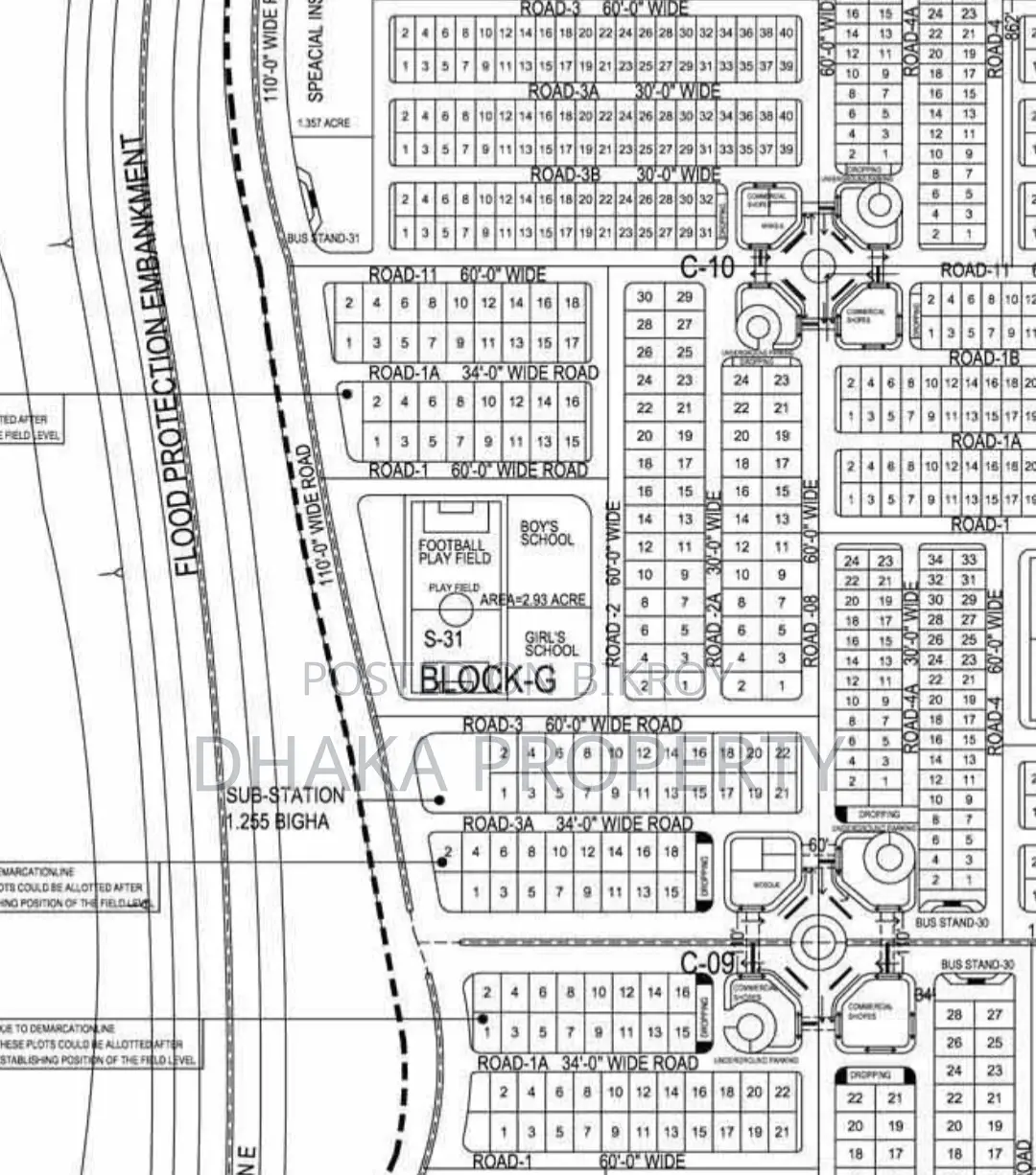 30ft Rd 5 Katha South at Sector-16/G