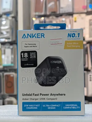 Anker 25w Type-C Foldable Charger Adapter