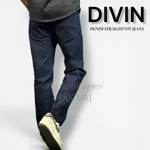 Denim Straight Fit Pant/ Cargo Pant