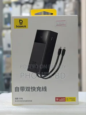 Baseus Ppxd2-20 20000mah 22.5w টাইপ-সি ফাস্ট চার্জিং পাওয়ার ব্যাংক