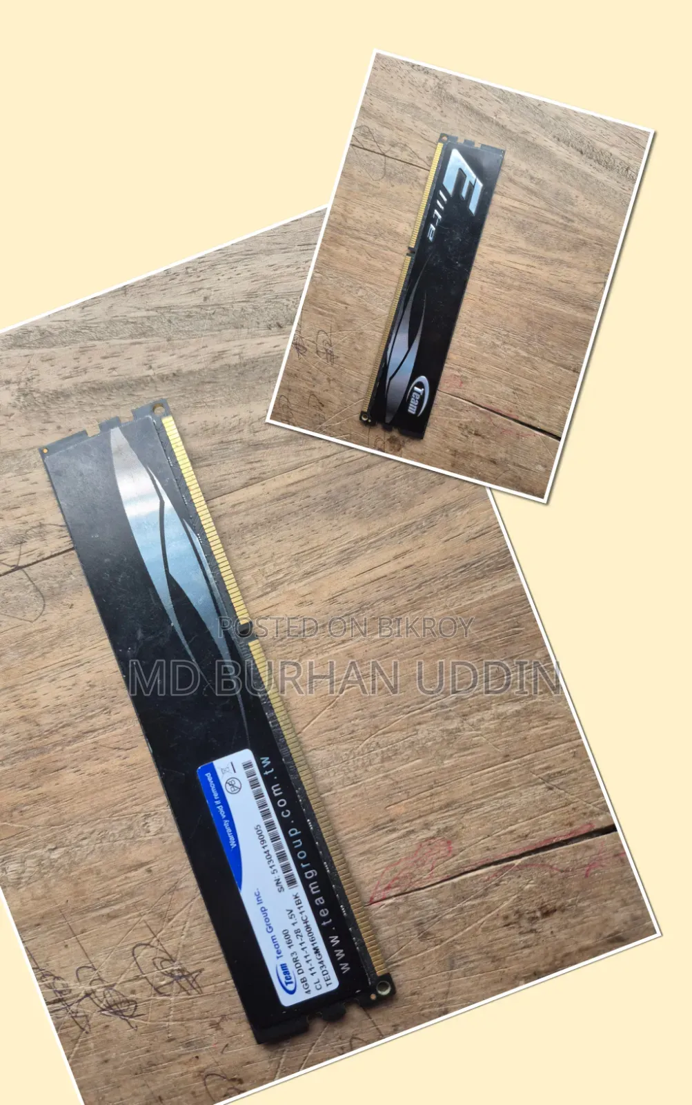 Ddr3 4 Gb Ram