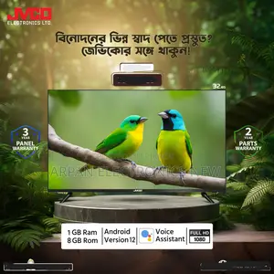 Jvco J9ts ৩২ ইঞ্চি ডাবল গ্লাস নন-ভয়েস কন্ট্রোল স্মার্ট অ্যান্ড্রয়েড টিভি