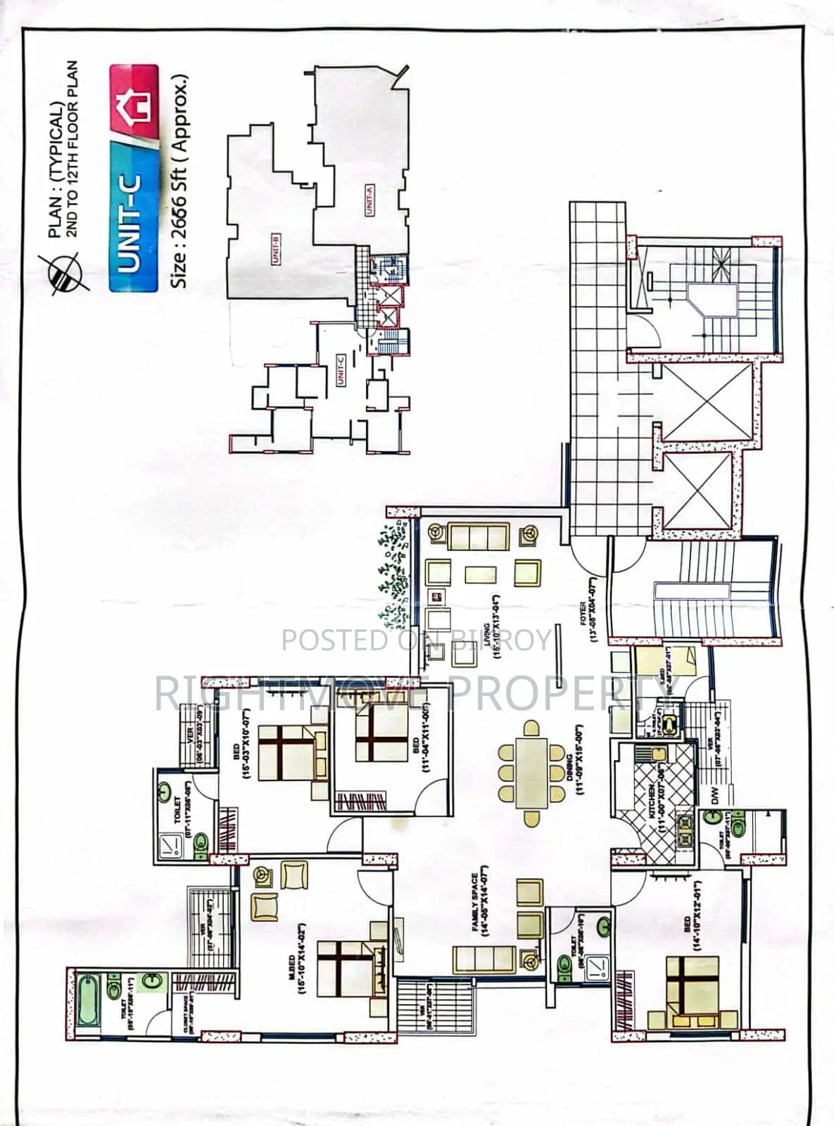 4-bedroom Apartment in 12/A, Dhanmondi for sale