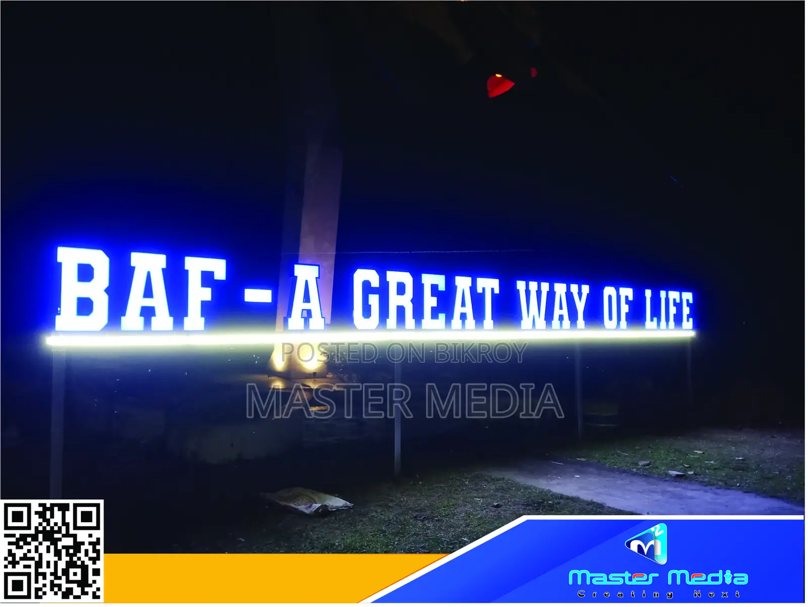 Custom LED Sign Board For Modern Business Branding