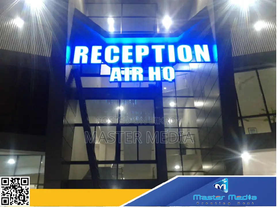 Custom LED Sign Board For Modern Business Branding