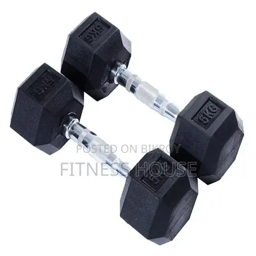 Hex Dumbbell 5kg Pair(2pcs)