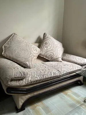 Five-Seater Sofa Set
And Center Glass Coffee Table