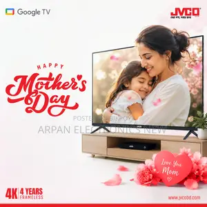 JVCO 32'' Android Smart Supported Wi-Fi HD LED Voice Control TV