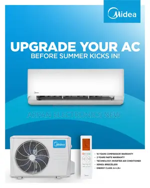 1.5 Ton Midea Inverter Technology – Saves Up to 65% Electricity.