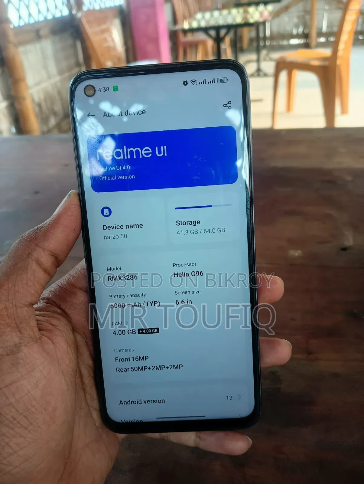 Realme Narzo 50 64 GB Gray