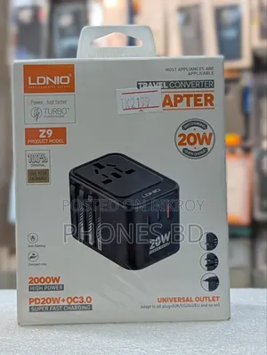 Ldnio Z9 Universal Travel Power Adapter-20w