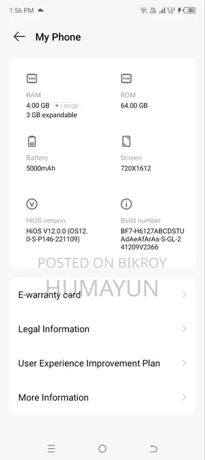 Tecno Spark Go 64 GB Gray