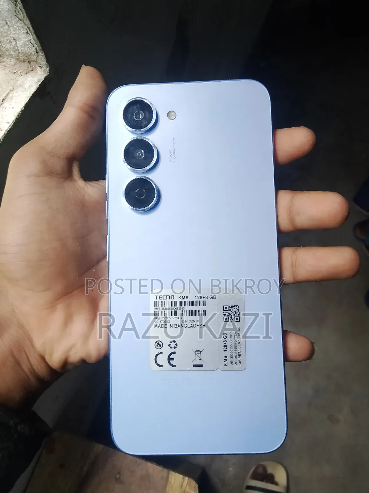 New Tecno Spark 40 Pro 128 GB Blue