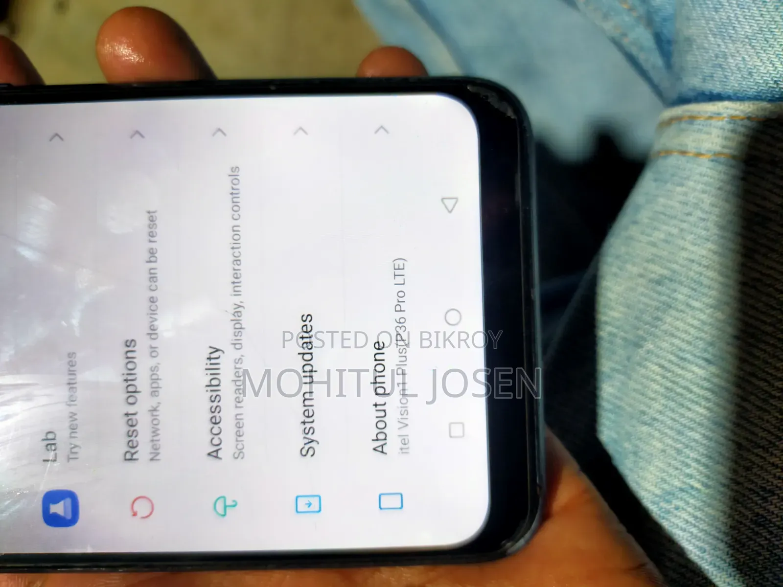 Itel Vision 1 Plus 32 GB Black