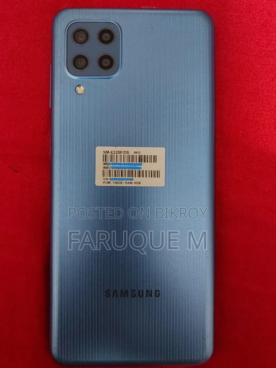 Samsung Galaxy F22 128 GB Blue