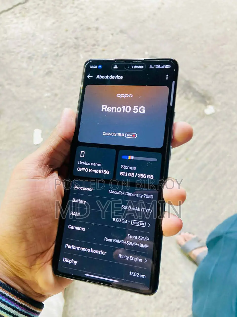 Oppo Reno 10 5G 256 GB