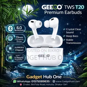 Geeoo T20 Best Performer True-Wireless Earbuds || Gadget Hub One