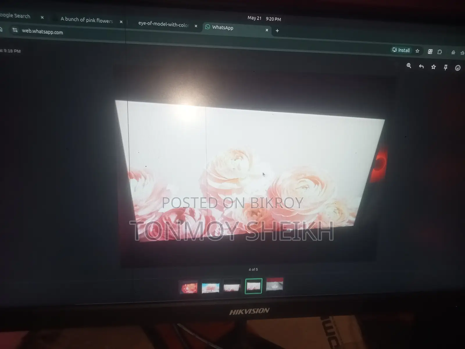 22" Hikvision Monitor (2mark)