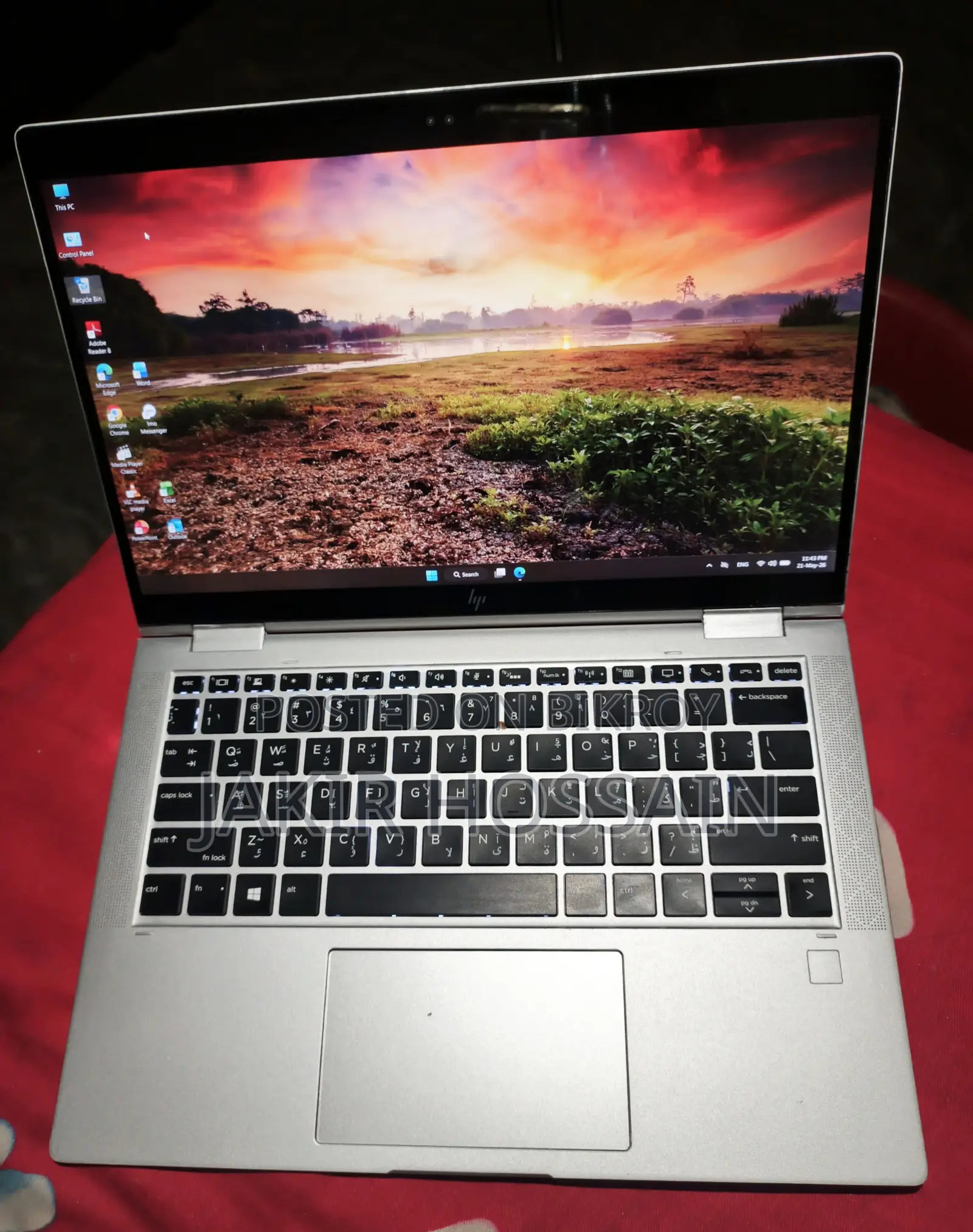 Laptop HP EliteBook X360 1030 G8 16GB Intel Core I7 SSD 256GB