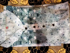 Attractive Floral Printed Panjabi (Size-40) - চমৎকার ডিজাইনের পাঞ্জাবি