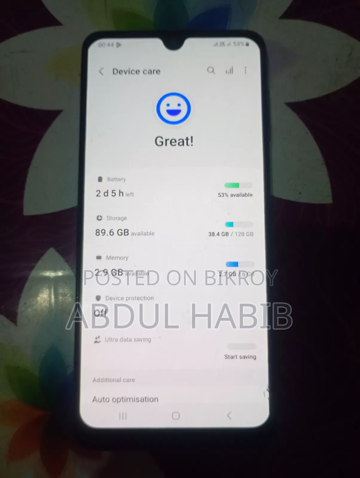 Samsung Galaxy F22 128 GB Blue